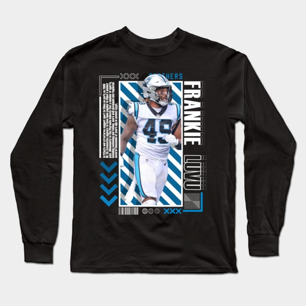 Frankie Luvu Paper Poster Version 10 Long Sleeve T-Shirt by art.Hamdan